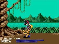 une photo d'Ã©cran de Fighting Masters sur Sega Megadrive